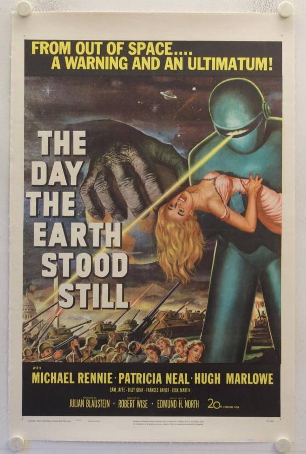 The Day the Earth Stood Still original release US Onesheet movie poster